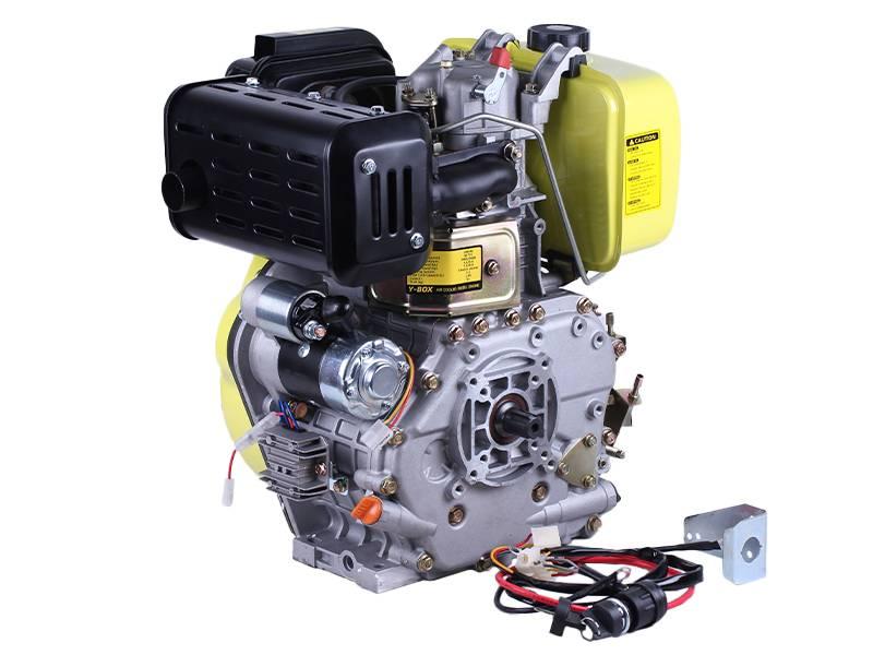 Двигун 186FAE — дизель (під шліци діаметр 25 мм) (9 л.с.) з електростартером Y-BOX