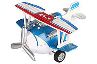 Same Toy Самолет металлический инерционный Aircraft (синий)