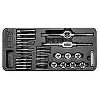 Neo Tools Плашки и метчики, набор 31шт, M3-M12