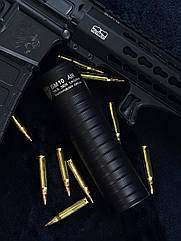 Тактичний глушник БМ10 60% AIR 5.56 для М4 AR15 M16 , чорний