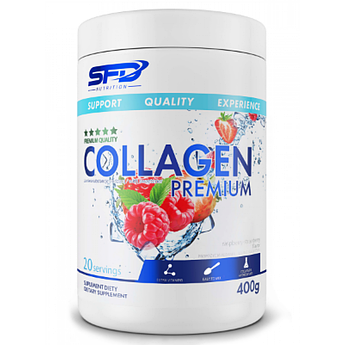 Collagen premium - 400g Raspberry Strawberry