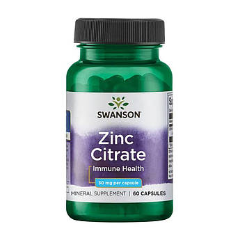 Zinc Citrate 30 mg - 60caps