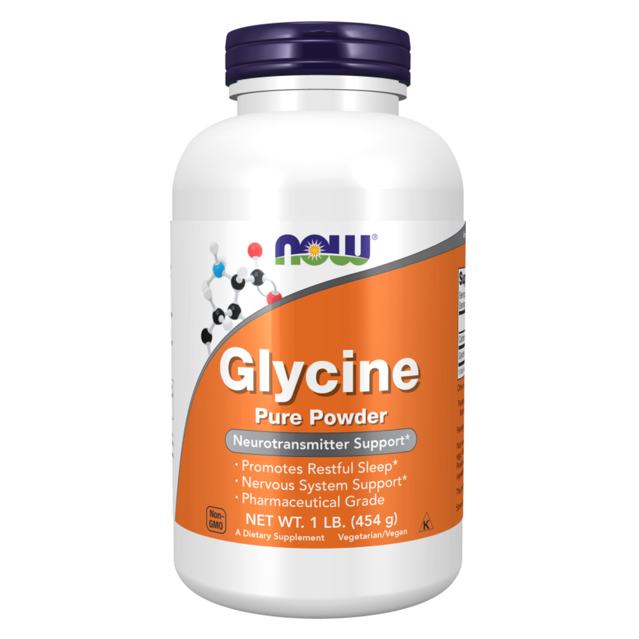 Glycine Pure Powder - 454g (1lb), фото 1