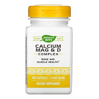 Calcium-Magnesium-Vitamin D - 100 caps