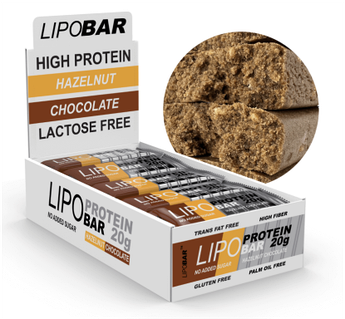 Lipobar - 20x50g Hazelnut-Chocolate