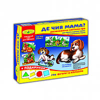 Детская развивающая игра "Где чья мама?" 86034 на укр. языке