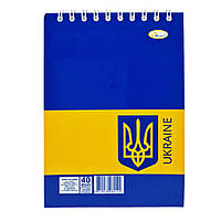 Блокнот А6 Б-Л6-40, 40 листів, пружина зверху