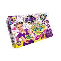 Набір для творчості "Шкатулка" з декором пластиліном квітка для дівчаток своїми руками