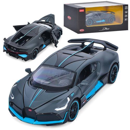 Машина Bugatti, 14см, інерція, 1:32, метал,двері.капот. відкриваються, в кор. 19*9*8,5 см (12 шт.), фото 1