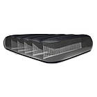 Односпальне надувне велюрове ліжко 191x99x25 см з вбудованим насосом та підголовником Intex 64146 Чорний, фото 6