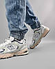 Чоловічі кросівки New Balance 530 Silver Beige Men’s Premium (Білі) Взуття Нью Беланс 530 шкіряні сітка демісезон, фото 3