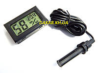 Цифровий врізний термометр гігрометр WSD 12