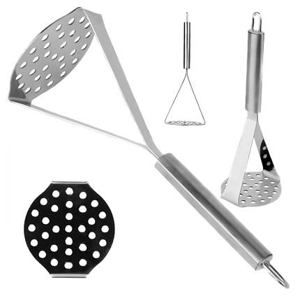 Товкушка поварська для картоплі цільна L24см D8см, фото 1