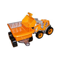 Іграшка "Трактор з ковшем і причепом ТехноК", арт. 3688, фото 4