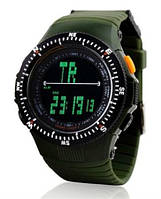 Наручные часы Skmei Carbon 0989 green «D-s»