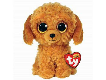 М'яка іграшка TY Beanie Boos Золотий пес Noodles 15 см 36377