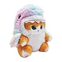 Мягкая игрушка Котик-акула радужная Anime Cat Mofusand Plush Toys ZZ-15 20 Лучшая цена