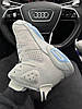 Чоловічі кросівки Nike Air Jordan Retro 6 Gray Sky (Сірі) Взуття Найк Аір Джордан 6 Ретро високі  замшеві демісезон, фото 7
