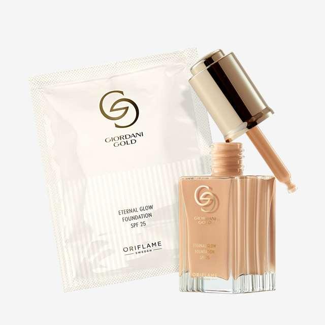 Сяюча тональна основа Giordani Gold SPF 25 (пробник) Нейтральний Ванильний 45635