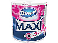 Полотенца бумажные 1рул Maxi Design 500ведр ТМ Ooops! OS