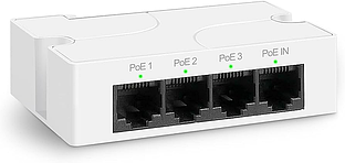 Ethernet репітер  PoE Switch with 3 PoE IEEE 802.3af/at