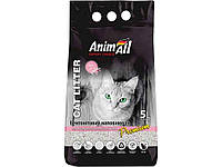 Наполнитель для кошачьего туалета/лотка Бентонитовый белый 5л с ароматом детской пудры ТМ AnimAll OS