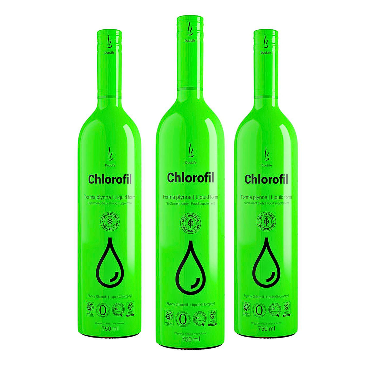 Хлорофіл Дуолайф Chlorofil DuoLife «Рідка енергія» 3 шт. по 750 мл.