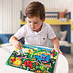 Дитяча розвивальна гра лабіринт із магнітними кульками та яскравими тваринами «Джунглі», фото 8