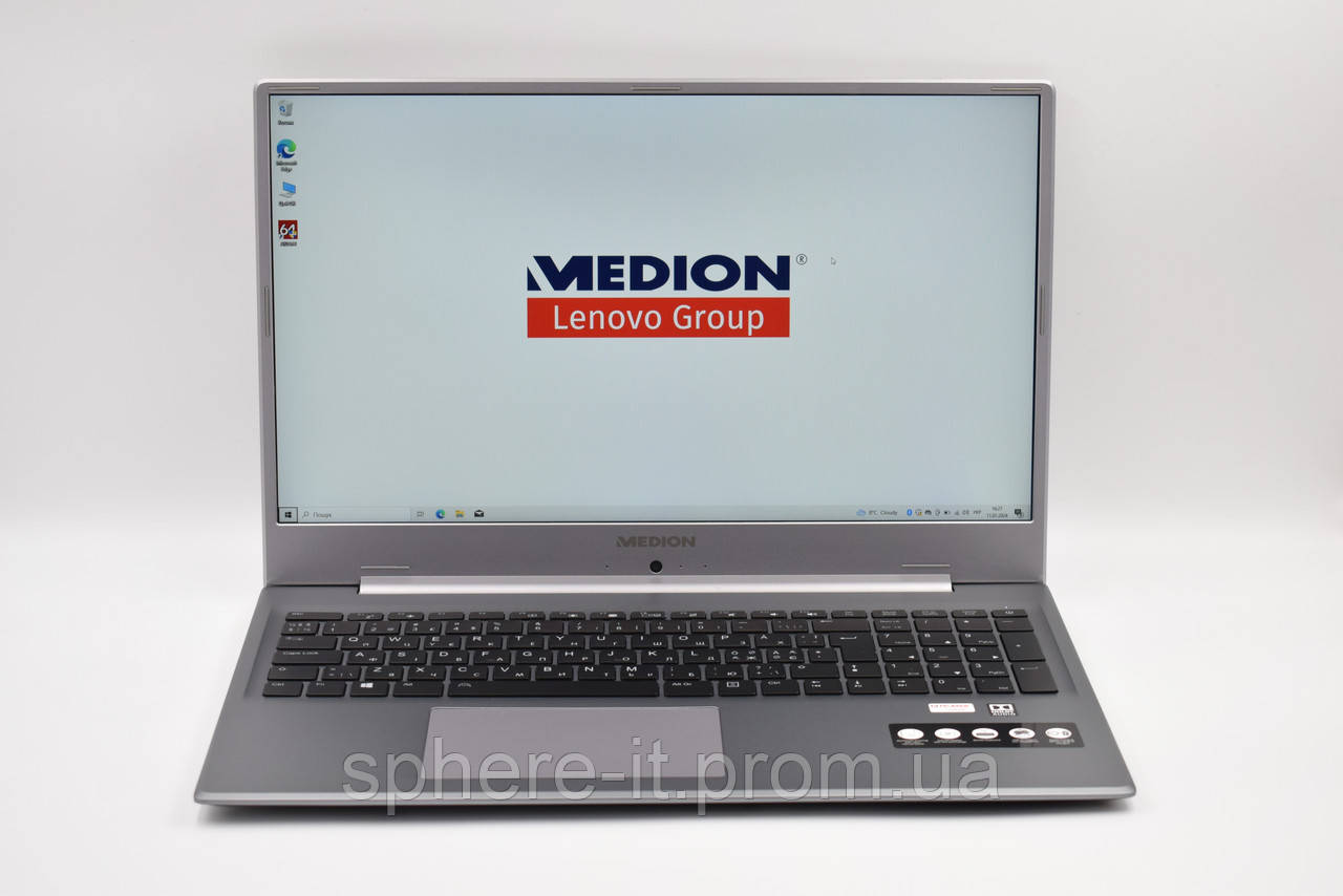 Ноутбук 17,3" Medion (Lenovo Group) Intel i5-10210U RAM 16 ГБ SSD 512 ГБ Win10 Ультрабук Металевий корпус