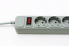 Фильтр питания ProLogix (PRS-075P5-45G) 0.75 мм, 5 розеток, 4.5 м, серый, фото 2