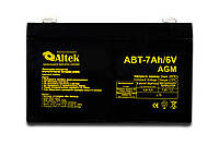 Акумулятор ALTEK ABT 7Ah 6V AGM