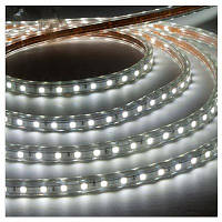 Стрічка LED LS704/LED-RL 60SMD(3528)/m 220V, 4.4 W/m 12*7mm біла IP68, min 100m