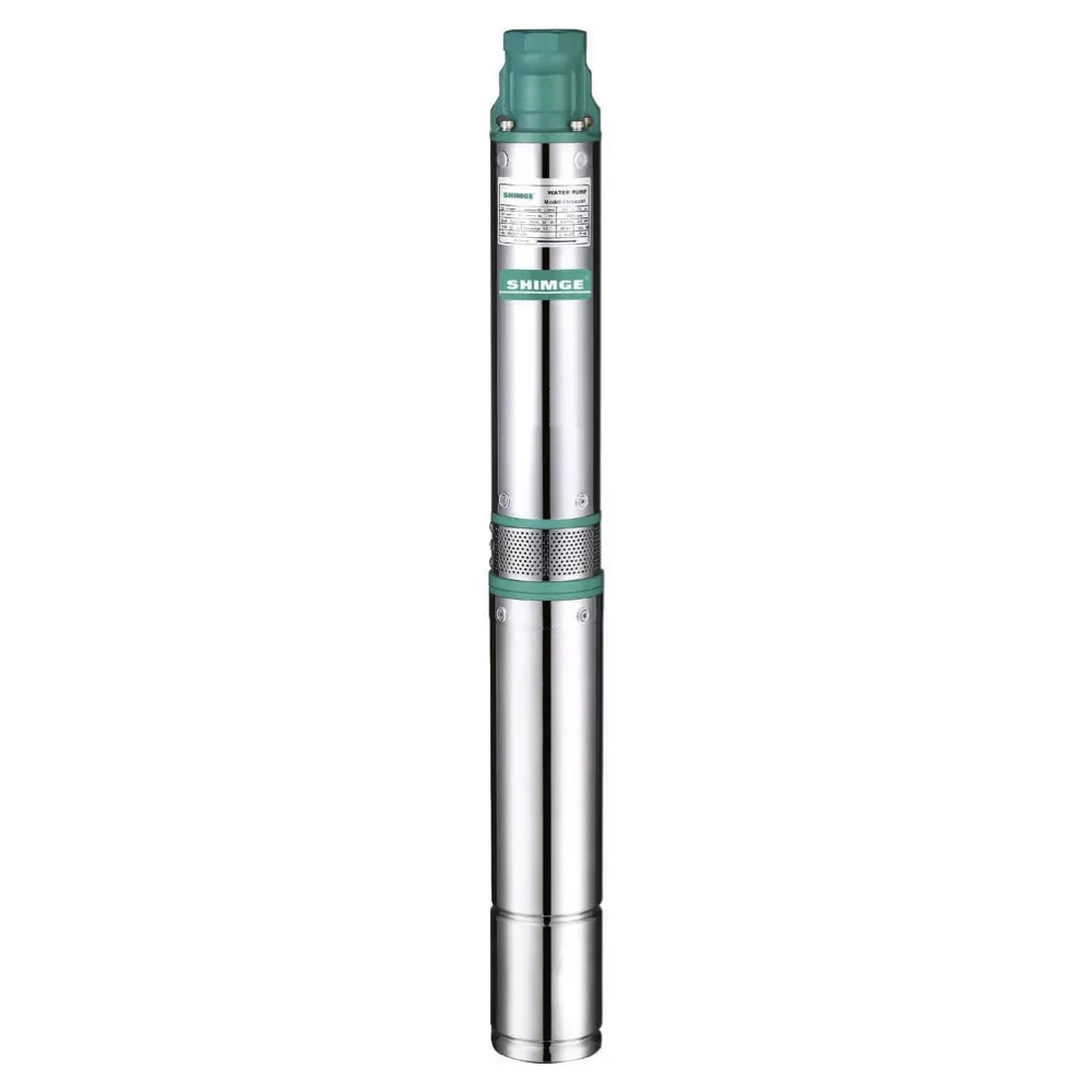 Насос свердловинний SHIMGE 3.5SE(m) 2/18T-1.1 кВт, Н 95(68)м, Q 75(40)л/хв, Ø89 мм, (кабель 50 м)