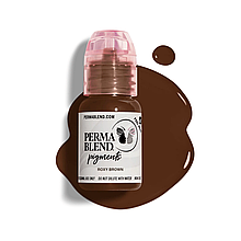 Пігмент для татуажу брів PERMA BLEND Roxy Brown (USA), 15 мл