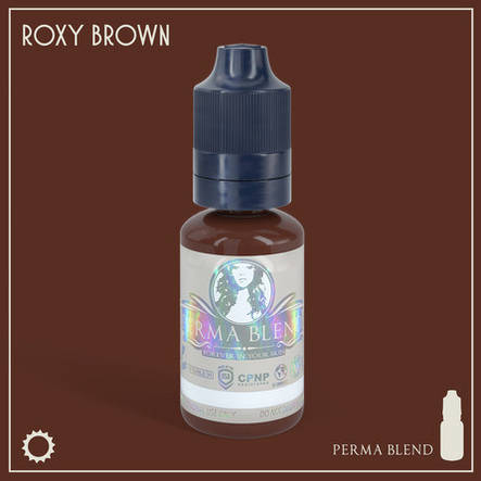 Пігмент для татуажу брів PERMA BLEND Roxy Brown (USA), 15 мл, фото 3