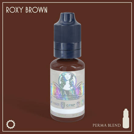 Пігмент для татуажу брів PERMA BLEND Roxy Brown (USA), 15 мл, фото 2