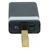 Зовнішній акумулятор (Power Bank) XO PR129 20000 mAh Black 22.5W (Li-Pol, Input: microUSB/USB Type-C, Output: