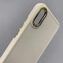 Чохол для Xiaomi Redmi 9A матовий чохол з окантовкою на телефон сеомі редмі 9а бежевий o9l, фото 4