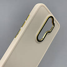 Чохол для Xiaomi Redmi Note 8 Pro матовий чохол з окантовкою на телефон сеомі редмі нот 8 про бежевий o9l, фото 4