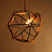 Светильник потолочный подвесной [ Rope ball ] (верёвки)