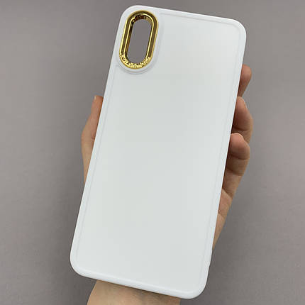 Чохол для Xiaomi Redmi 9A матовий чохол з окантовкою на телефон сяомі редмі 9а білий o9l, фото 1