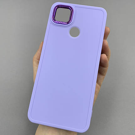 Чохол для Xiaomi Redmi 9C матовий чохол з окантовкою на телефон сяомі редмі 9с бузковий o9l, фото 1
