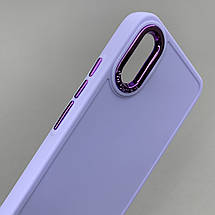 Чохол для Xiaomi Redmi 9A матовий чохол з окантовкою на телефон сяомі редмі 9а бузковий o9l, фото 4