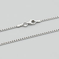 Серебряная цепочка родированная Панцирная П50РодЦк ширина 1.5 мм длина 50