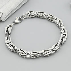 Браслет зі сталі Воля 40345 ширина 7 мм довжина 22