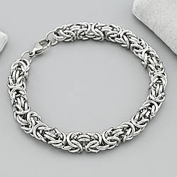 Браслет зі сталі Міць 40349 ширина 8 мм довжина 22