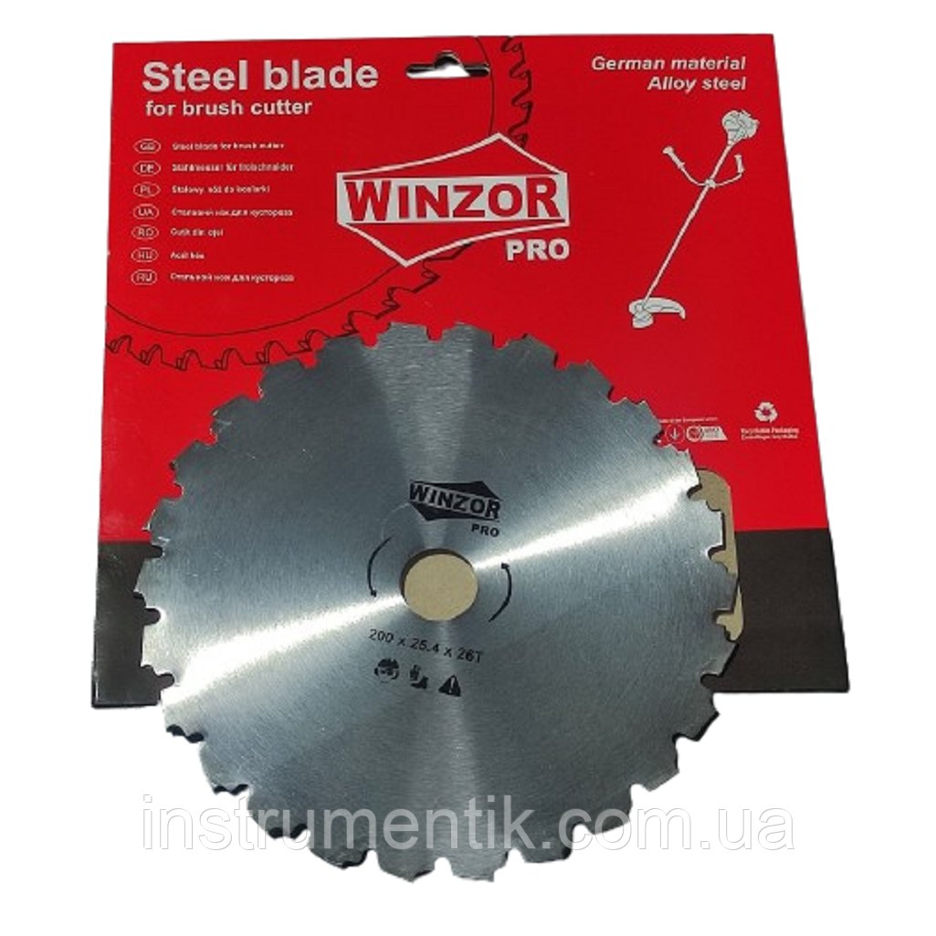 Ніж 26T (200*25.4*1.3) для мотокоси HU 125L,125R,128L,128R Winzor