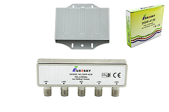Розгалужувач супутникового сигналу DISEqC Eurosky DSW-4130 (в кожусі)