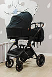 Універсальна коляска 2в1 ERA 1100 El Camino, Black Night, фото 2