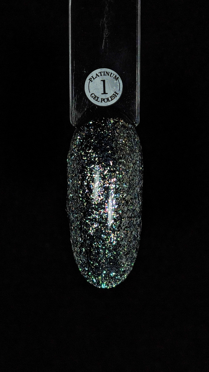 Гель-лак Crooz Platinum №01 (срібло), 8 мл, фото 1